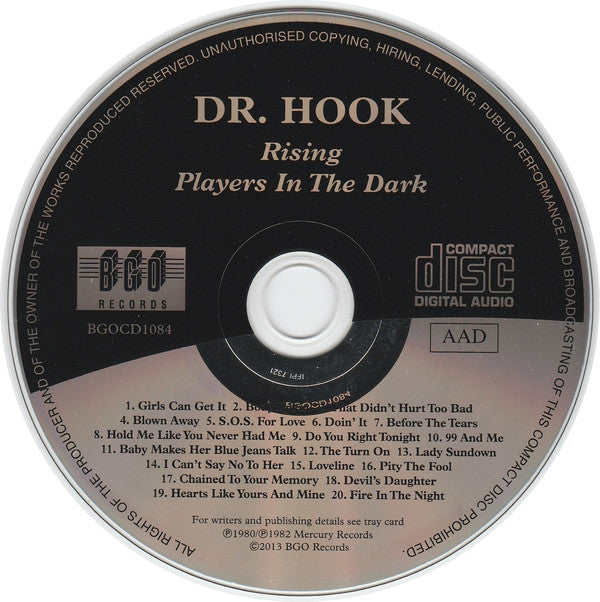 Dr. Hook : Rising/Players in the Dark (CD, Comp, RM)