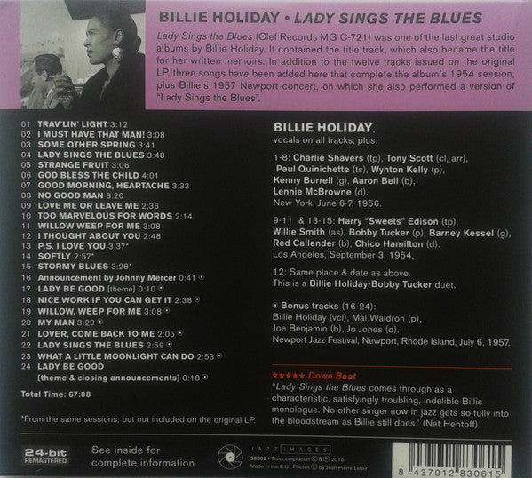 Billie Holiday : Lady Sings The Blues  (CD, Album, Ltd, RE, RM)