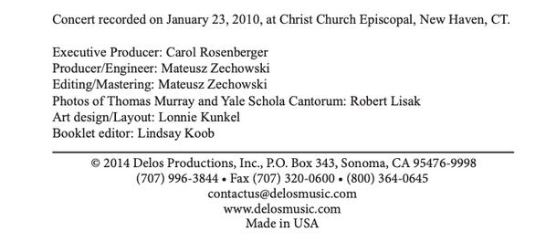 Yale Schola Cantorum, Simon Carrington : Sing, Ye Birds, A Joyous Song (CD)