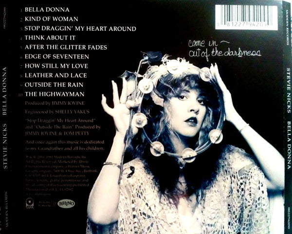 Stevie Nicks : Bella Donna (CD, Album, RE, RM)