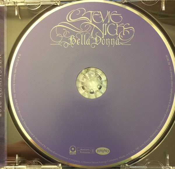 Stevie Nicks : Bella Donna (CD, Album, RE, RM)