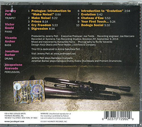 Jeremy Pelt : Make Noise! (CD, Album)