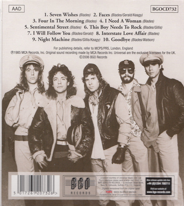 Night Ranger : 7 Wishes (CD, Album, RE, RM, Sli)