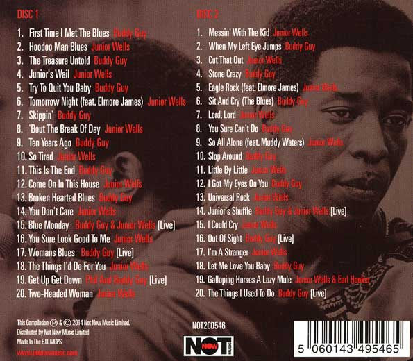 Buddy Guy & Junior Wells : Pure Raw Blues (2xCD, Comp, RM)