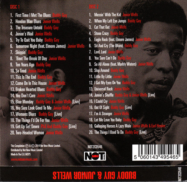 Buddy Guy & Junior Wells : Pure Raw Blues (2xCD, Comp, RM)