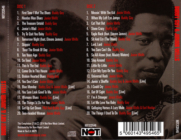 Buddy Guy & Junior Wells : Pure Raw Blues (2xCD, Comp, RM)
