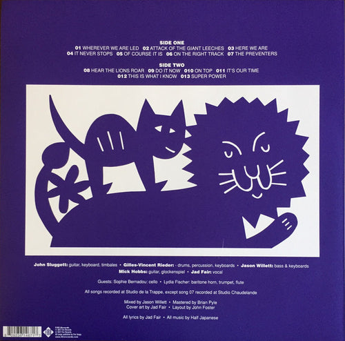 1/2 Japanese : Hear The Lions Roar (LP, Album, Ltd, Lil)