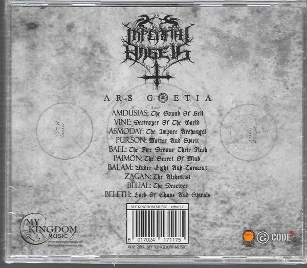 Infernal Angels : Ars Goetia (CD, Album)