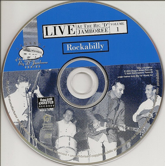 Various : Live At The Big "D" Jamboree Vol. 1 - Rockabilly (CD, Album, RE)