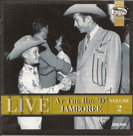 Various : Live At The Big "D" Jamboree Vol. 2 - Country & Western (CD, Album, RE)