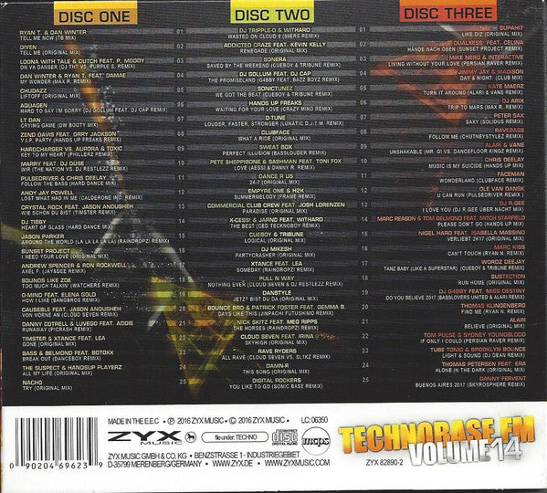 Various : TechnoBase.FM Volume 14 (3xCD, Comp, Mixed)