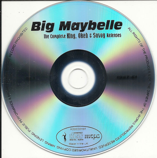 Big Maybelle : The Complete King, Okeh & Savoy Releases - 1947-61 (2xCDr, Comp)