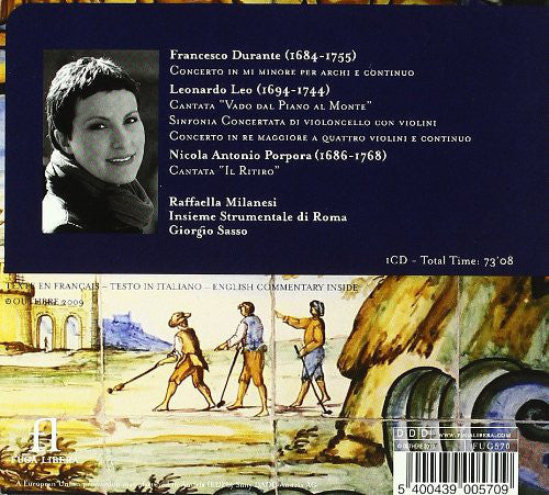 Francesco Durante, Leonardo Leo, Nicola Porpora, Raffaella Milanesi, Giorgio Sasso, Insieme Strumentale Di Roma : A Voi Ritorno (CD, Album)