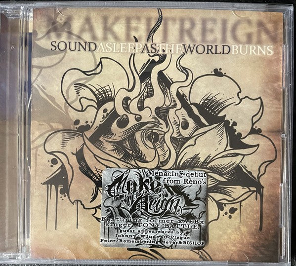 Make It Reign : Sound Asleep as the World Burns (CD, Album)