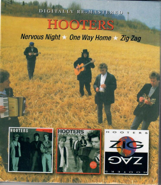 The Hooters : Nervous Nights / One Way Home / Zig Zag (2xCD, Comp, RM)