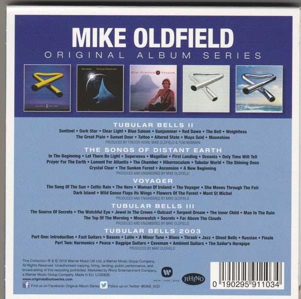Mike Oldfield : Original Album Series (Box, Comp, RE + CD, Album, RE + CD, Album, RE + CD)