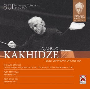 Jansug Kakhidze, Tbilisi Symphony Orchestra, Richard Strauss, Avet Terteryan, Giya Kancheli : Djansug Kakhidze The Legacy Vol. 5 (2xCD, Album)
