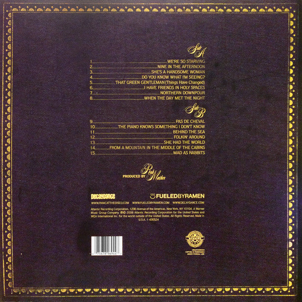 Panic! At The Disco : Pretty. Odd. (LP, Album, RP)