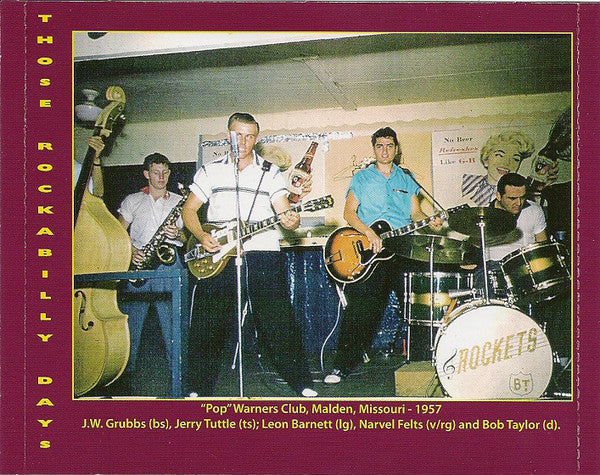 Narvel Felts : Those Rockabilly Days (CD, Comp, RM)