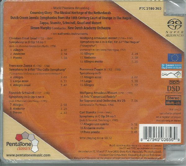 Simon Murphy (3), New Dutch Academy : Zappa Symphonies (SACD, Hybrid, Multichannel, Album)