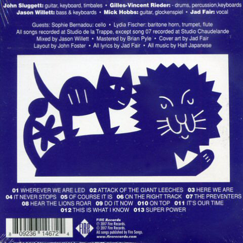 1/2 Japanese : Hear The Lions Roar (CD, Album)