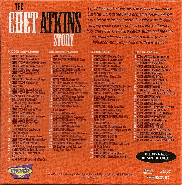 Chet Atkins : The Chet Atkins Story (4xCD, Comp + Box)