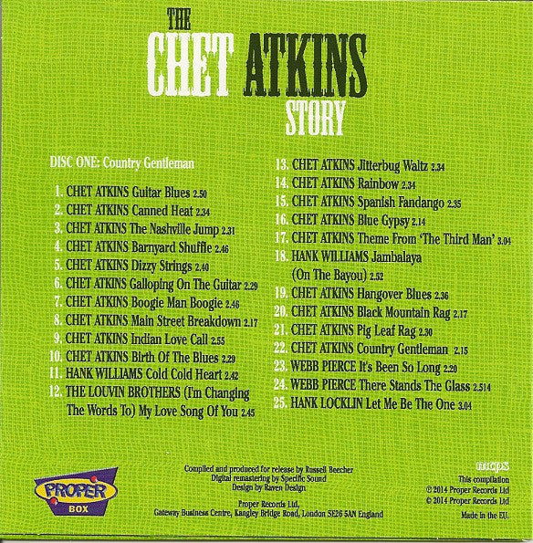 Chet Atkins : The Chet Atkins Story (4xCD, Comp + Box)