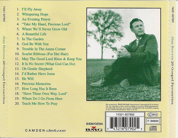 Jim Reeves : 20 Gospel Favourites (CD, Comp)