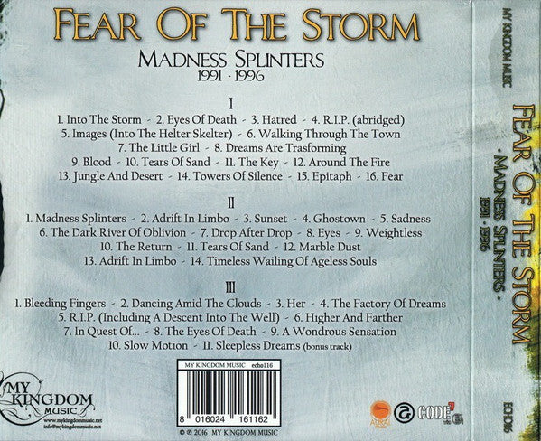 Fear Of The Storm : Madness Splinters (1991-1996) (3xCD, Comp, Dlx, Ltd, Num)