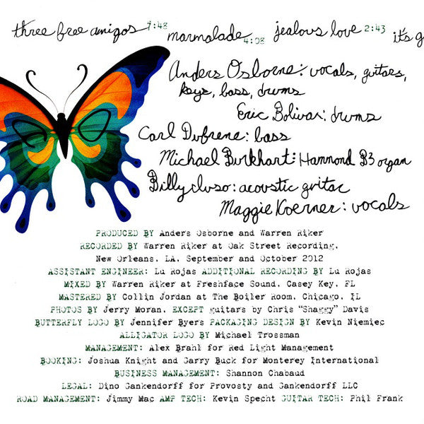 Anders Osborne : Three Free Amigos (CD, EP)