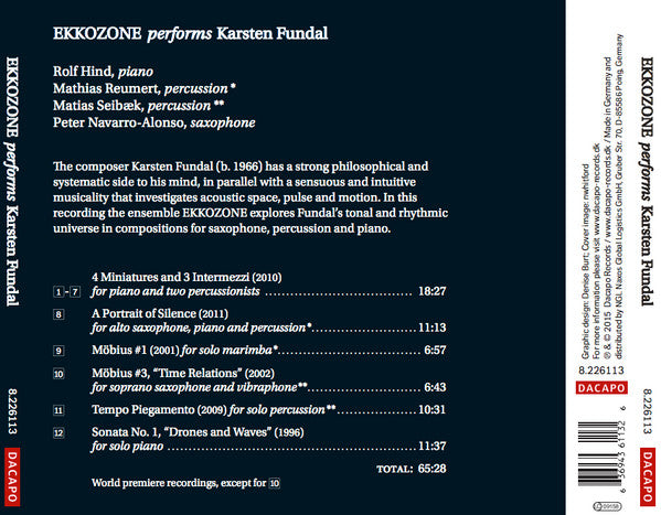 Ekkozone Performs Karsten Fundal : Ekkozone Performs Karsten Fundal (CD)