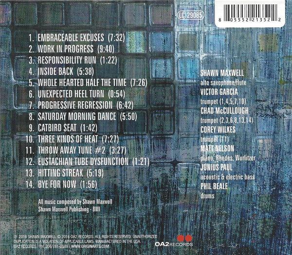 Shawn Maxwell's New Tomorrow : Shawn Maxwells' New Tomorrow (CD, Album)