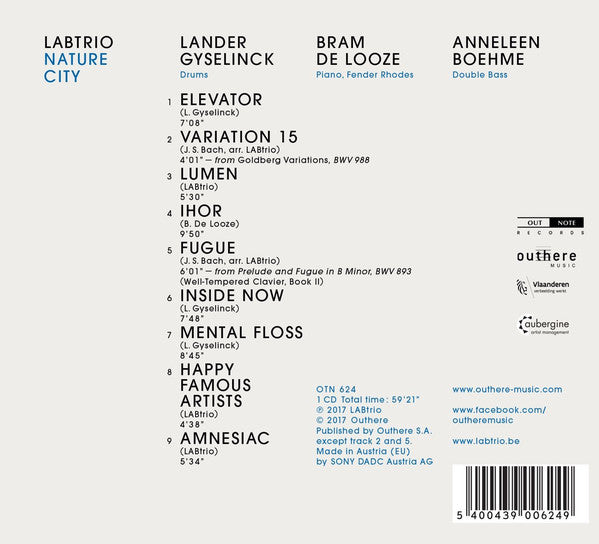 LABtrio : Nature City (CD, Album)