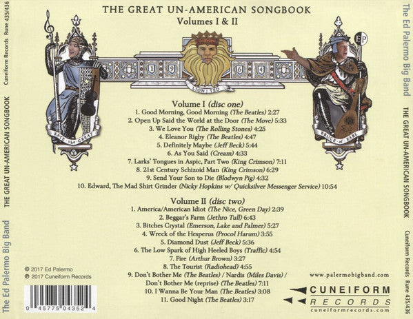 The Ed Palermo Big Band : The Great Un-American Songbook Volumes I & II (2xCD, Album)