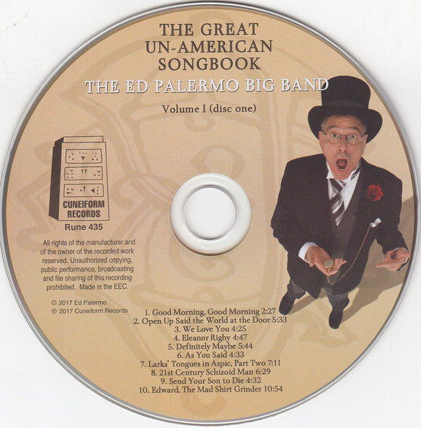 The Ed Palermo Big Band : The Great Un-American Songbook Volumes I & II (2xCD, Album)