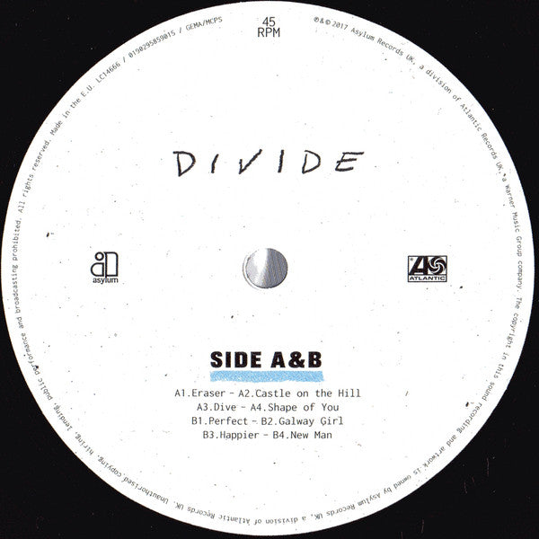 Ed Sheeran : ÷ (Divide) (2x12", Album, Dlx, Gat)