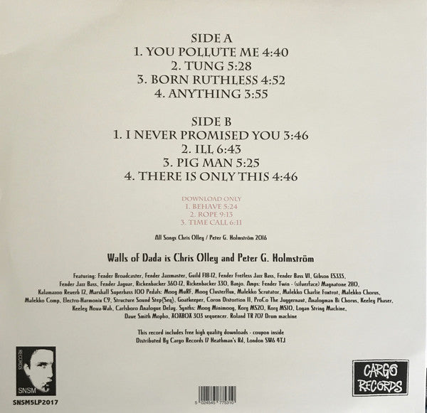 Walls Of Dada : Dada (LP, Album, Ltd, Ros)