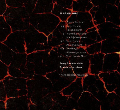 Magma Duo, Francis Poulenc, Reza Namavar, Mathijs Vermeulen, Aaron Copland, Aleksey Igudesman : Poulenc, Namavar, Vermeulen, Copland, Igudesman: Works For Violin And Piano  (CD, Album)