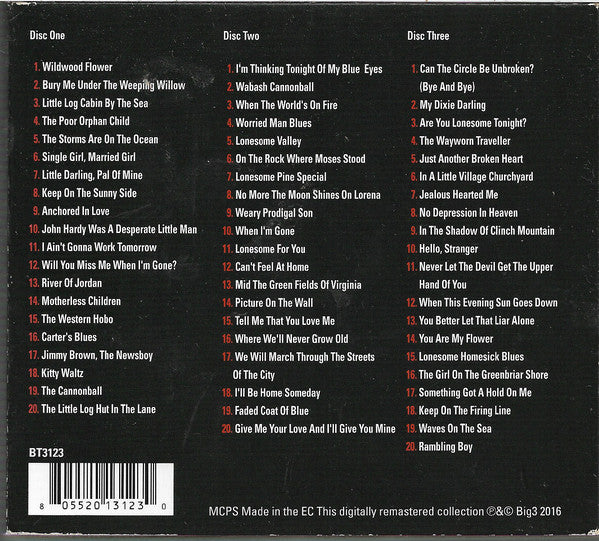The Carter Family : The Carter Family: The Absolutely Essential Collection (3xCD, Comp)
