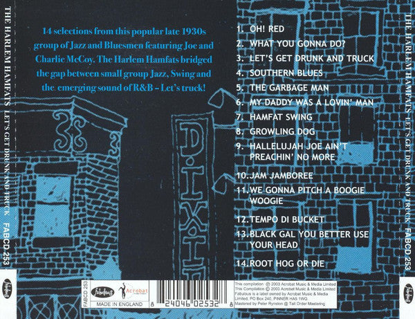 The Harlem Hamfats : Let's Get Drunk And Truck (CD, Comp)