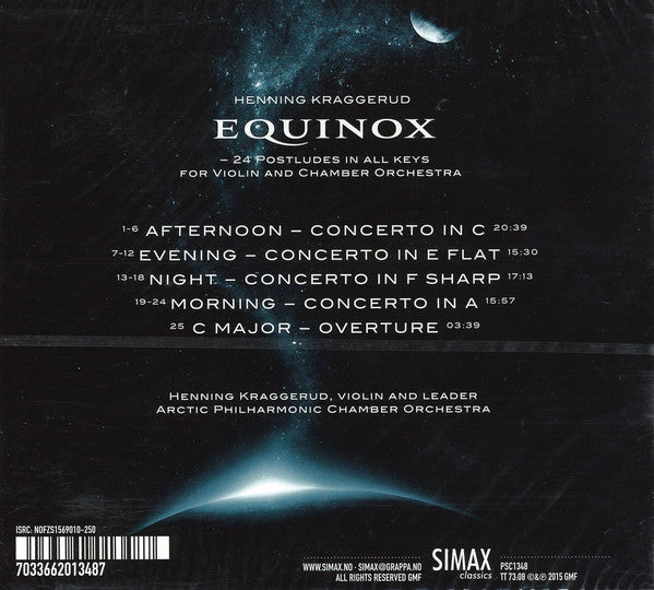 Henning Kraggerud And Arctic Philharmonic Chamber Orchestra : Equinox (CD, Album)