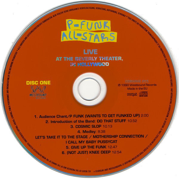 P-Funk All Stars : Live At The Beverly Theater In Hollywood (2xCD, Album, RE)