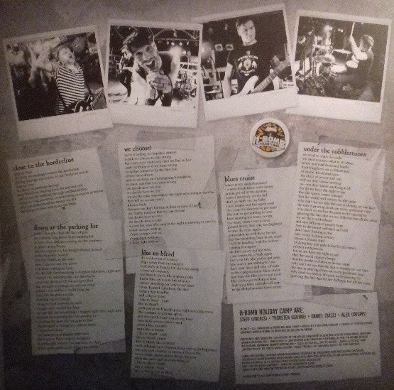 H-Bomb Holiday Camp : Close To The Borderline (LP, Album, Cle + CD, Album)