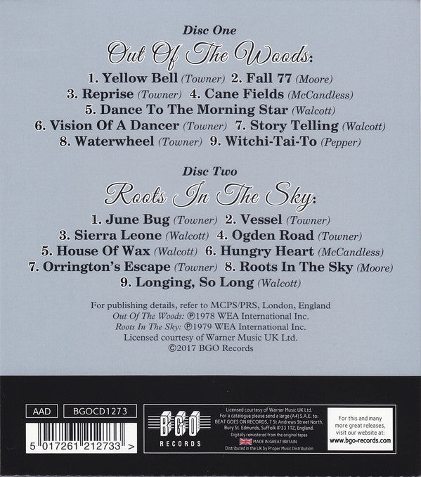 Oregon : Out Of The Woods ★ Roots In The Sky (2xCD, Album, Comp, RE, RM)