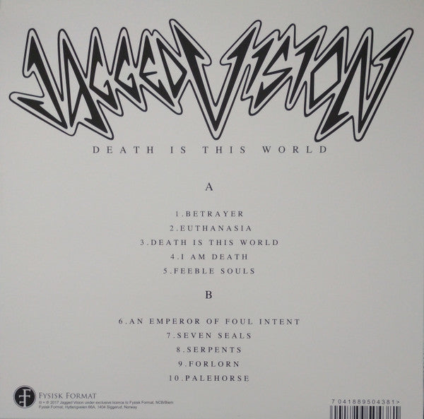 Jagged Vision : Death Is This World (LP, Album)