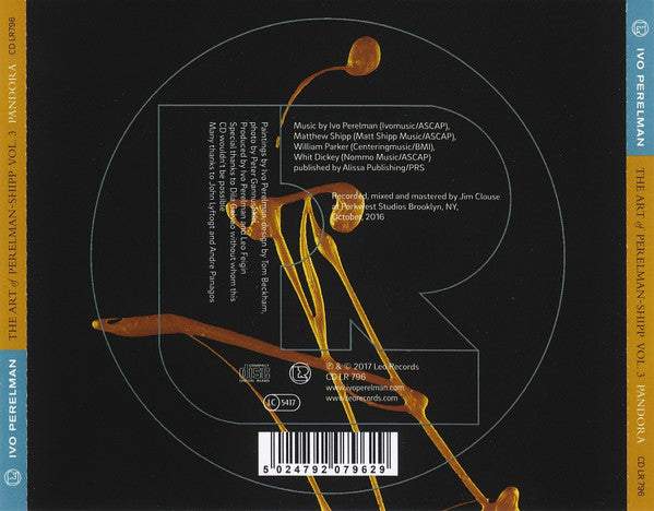 Ivo Perelman : Pandora (CD, Album)